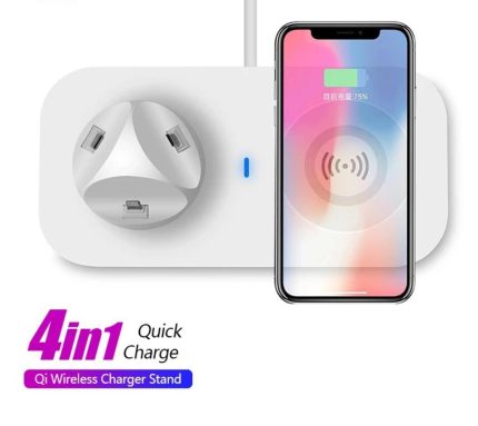 4 in 1 Wireless Charger Stand Price in Pakistan
