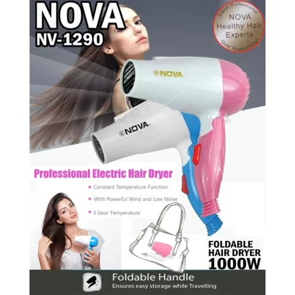 Nova 1290 Professional Hair Dryer Price in Pakistan