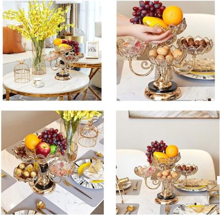 Luxury Crystal Glass Snacks Tray Price in Pakistan